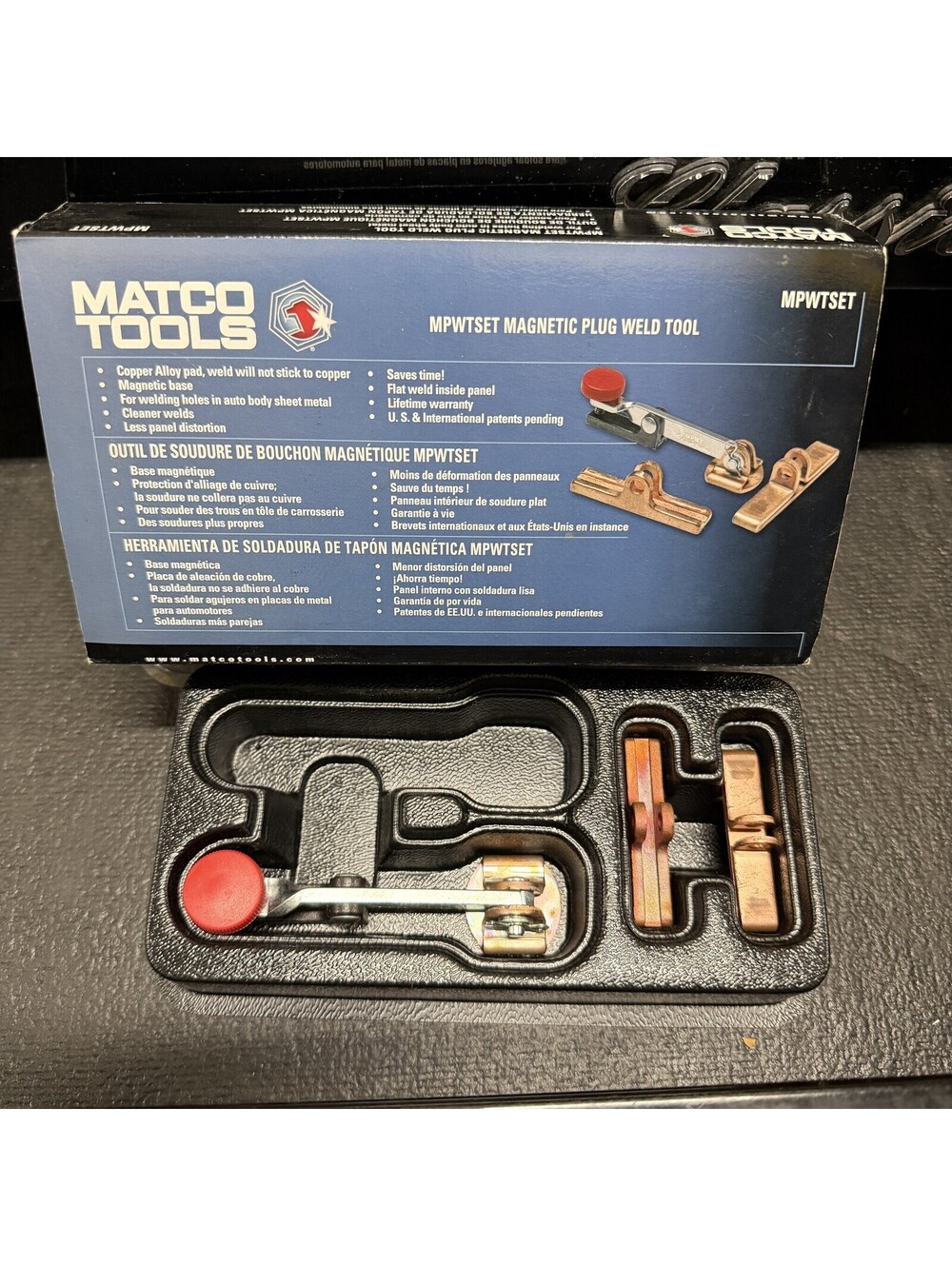 Matco Tools MPWTSET Magnetic Plug Weld Tool Set - Used